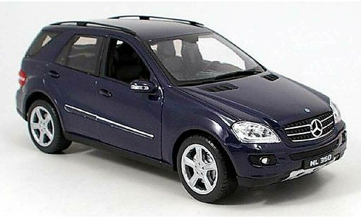 Mercedes Classe M Base 1/18 Welly ml 350 (w164) blauw modelauto