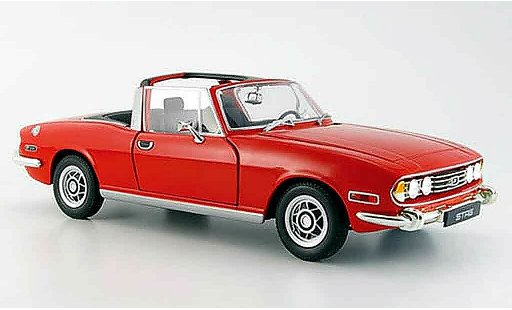 Triumph Stag Base 1/18 Jadi rood 1978 modelauto
