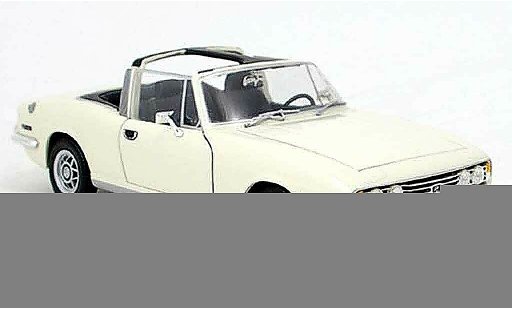 Triumph Stag Base 1/18 Jadi wit 1978 modelauto