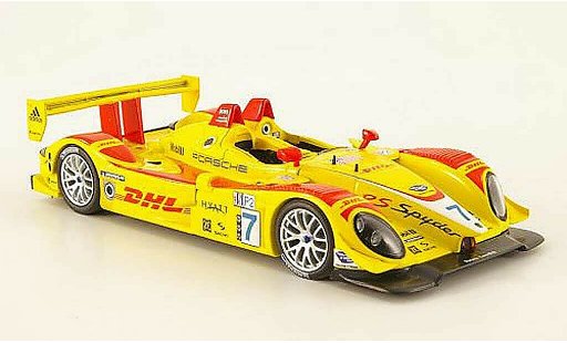 Porsche RS Spyder 1/43 Minichamps No.7 DHL ALMS GP Long Beach 2007 modelauto