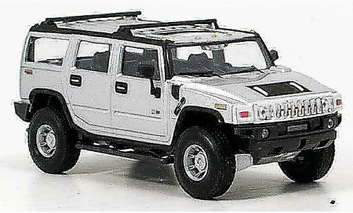 Hummer H2 Base 1/43 Cararama grijs metallic modelauto