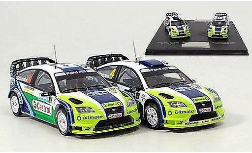 Ford Focus RS WRC 1/43 IXO Set avec zwei Modellen 2006 modelauto