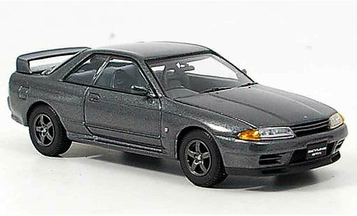 Nissan Skyline R32 1/43 Kyosho GTR grijs modelauto