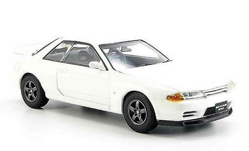 Nissan Skyline R32 1/43 Kyosho GTR wit modelauto