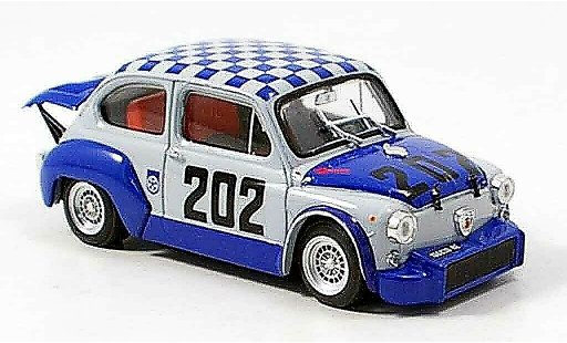 Fiat Abarth 1000 Berlina Corsa 1/43 Brumm TCR No.202 Bondone 1970 modelauto