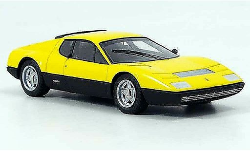 Ferrari 365 GT4/BB 1/43 Look Smart geel zwart modelauto