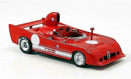 Alfa Romeo 33.3 prototipo 1/43 M4 1977 sc prova rood modelauto