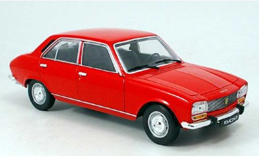 Peugeot 504 Berline 1/18 Welly Sedan rood 1975 modelauto
