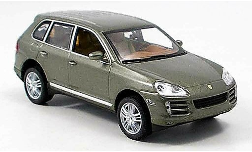 Porsche Cayenne S 1/43 Minichamps groen modelauto
