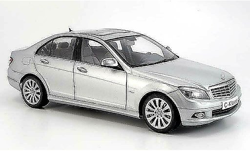 Mercedes Classe C Base 1/18 Autoart sedan (w 204) elegance grijs modelauto
