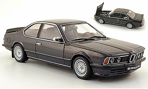 Bmw 635 CSi 1/43 Autoart antraciet modelauto
