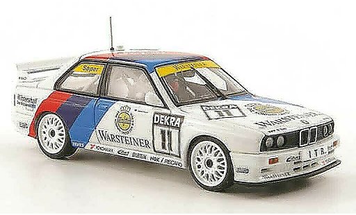 Bmw M3 dtm 1/43 Autoart E30 No.11 Warsteiner S.Soper Saison 1991 modelauto