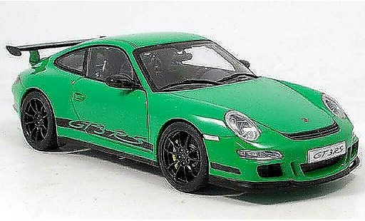 Porsche 911 GT3 RS 1/18 Autoart 2006 groen/zwart modelauto