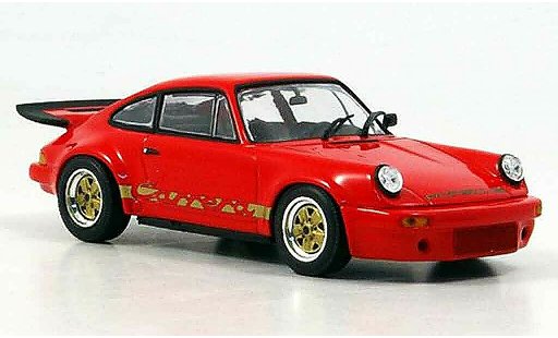 Porsche 911 RS 1/43 Minichamps Carrera 3.0 rood modelauto