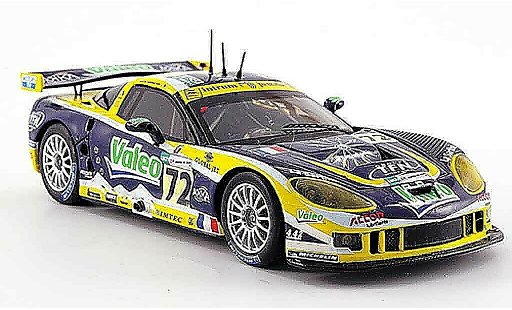 Chevrolet Corvette course 1/43 Spark C6 R No.72 Valeo 24h Le Mans 2007 modelauto