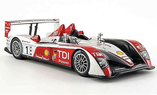 Audi R10 course 1/43 Spark 2007 TDI No.1 Sport 24h Le Mans modelauto