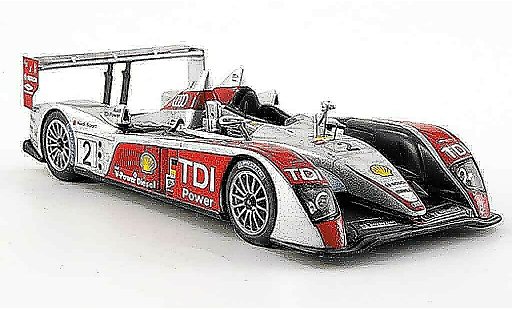 Audi R10 course 1/43 Spark 2007 TDI Sport No.2 24h Le Mans modelauto
