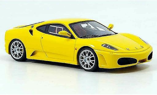 Ferrari F430 Challenge 1/43 Look Smart street geel modelauto
