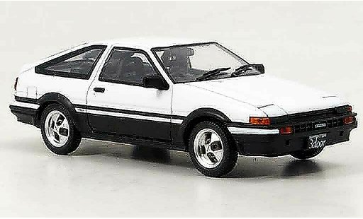 Toyota Trueno AE86 1/43 Ebbro ae 86 wit modelauto