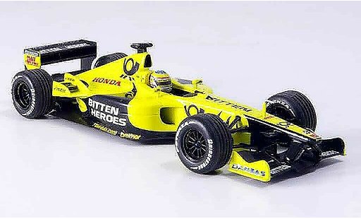 Honda F1 Base 1/43 Minichamps Jordan MP4 5 Takuma Sato Testing Barcelona 2002 modelauto