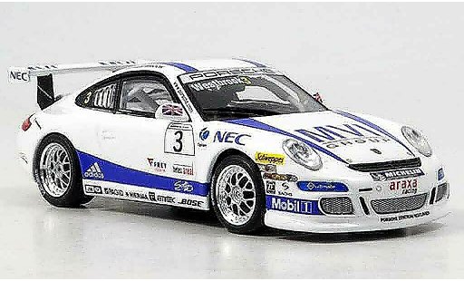 Porsche 911 GT3 CUP 1/43 Minichamps 2007 Araxa Racing modelauto