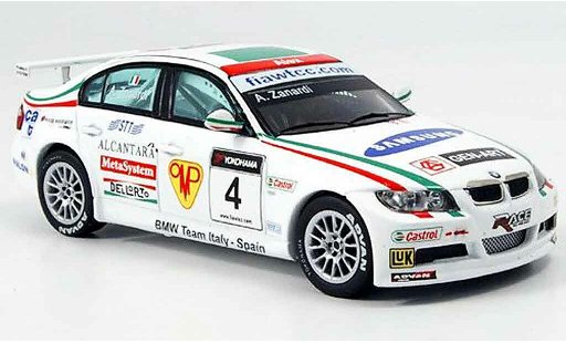 Bmw 320 WTCC 1/43 Spark E90 si 3er No.4 Zanardi 2007 modelauto