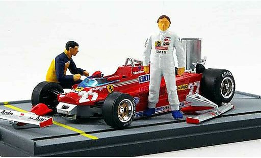 Ferrari 126 CK 1/43 Brumm turbo villeneuve flughafen istrana modelauto