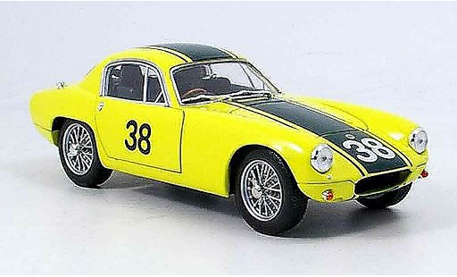Lotus Elite Base 1/18 Yat Ming race version no.378 geel 1960 modelauto