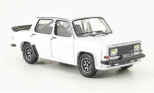 Simca 1000 Rallye 3 1/43 IXO 3 wit 1978 modelauto