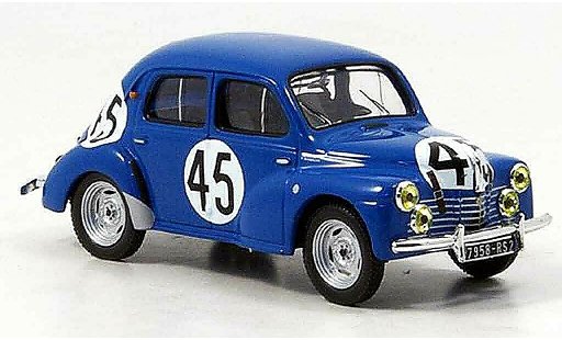 Renault 4CV Racing 1/43 IXO no.45 vernet le mans 1950 modelauto