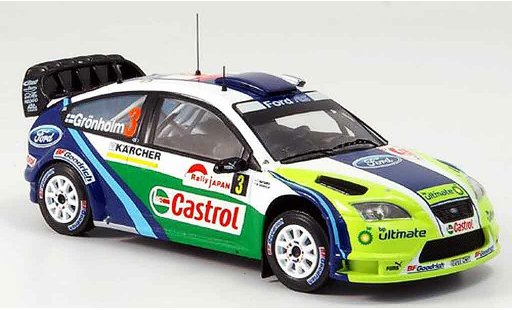 Ford Focus RS WRC 1/43 IXO No.3 Gronholm Rally Japan 2006 modelauto