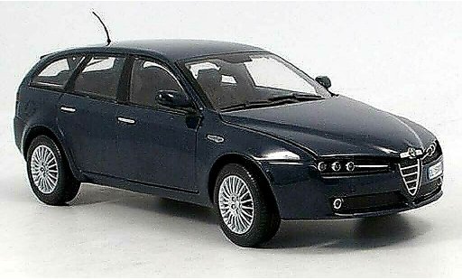 Alfa Romeo 159 sportwagon 1/18 Mondo Motors sport wagon blauw 2007 modelauto