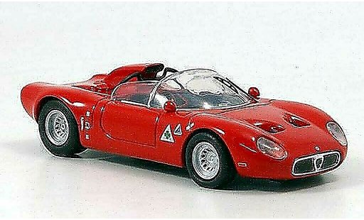 Alfa Romeo 33.2 fleron 1/43 M4 1967 Prova rood modelauto