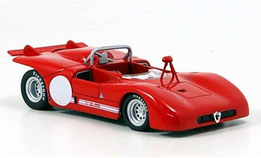Alfa Romeo 33.3 prototipo 1/43 M4 1971 prova rood modelauto