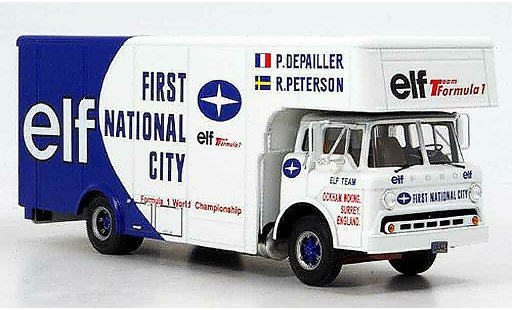 Ford Type C Team Elf 1/43 Exoto Transporter Formule 1 modelauto
