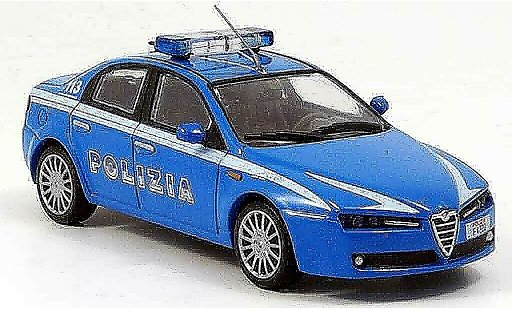 Alfa Romeo 159 polizia 1/43 Edison politie 2006 modelauto