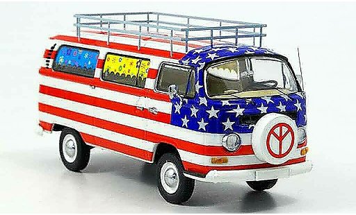 Volkswagen Combi A 1/43 Schuco t2a bus stars and stripes modelauto