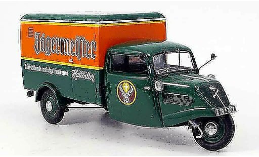 Tempo Hanseat Kasten 1/18 Minichamps bestelwagen jagermeister linkslenker (lhd) 1952 modelauto