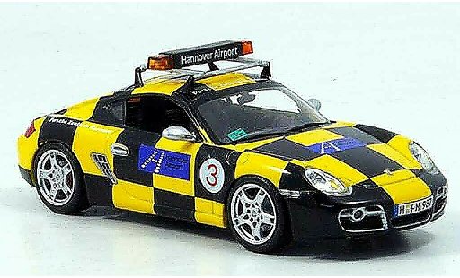 Porsche 718 S 1/43 Minichamps Follow Me Hannover Airport modelauto