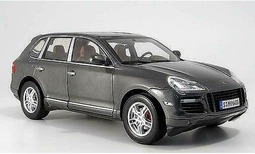 Porsche Cayenne Turbo 1/18 Norev grijs 2007 modelauto