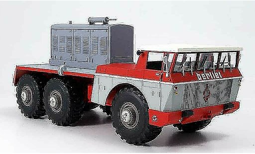 Berliet T100 camion 1/43 Norev No.4 rood grijs 1959 modelauto