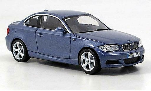 Bmw 125 E82 1/43 Minichamps i Coupe blauw modelauto
