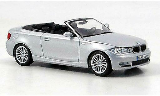 Bmw 125 E88 1/43 Minichamps d Cabrio grijs modelauto