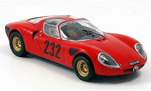 Alfa Romeo 33.3 prototipo 1/43 M4 1969 no.232 p.laureati s.giustino modelauto