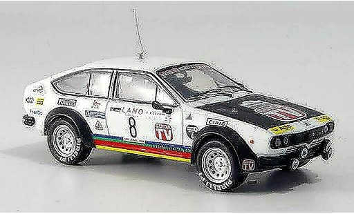 Alfa Romeo Alfetta gtv 2.0 1/43 M4 V Alfetta 2000 turbodelta No.8 Rally Zypern 1980 modelauto