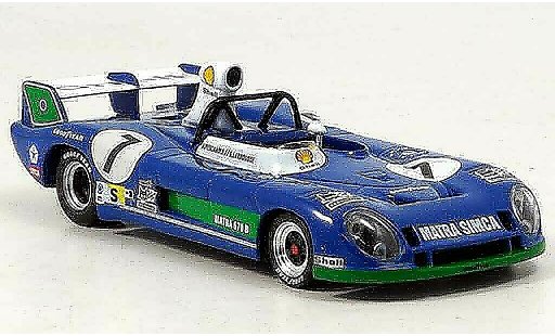 Matra MS670B Base 1/43 IXO No.7 winnaar Le Mans Pescarolo Larrousse 1974 modelauto