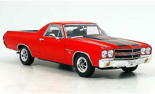 Chevrolet El Camino SS 1/18 Welly ss396 rood 1970 modelauto
