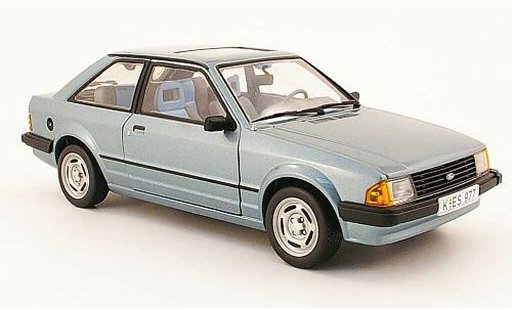 Ford Escort GL 1/18 Sun Star grijs blauw 1981 modelauto