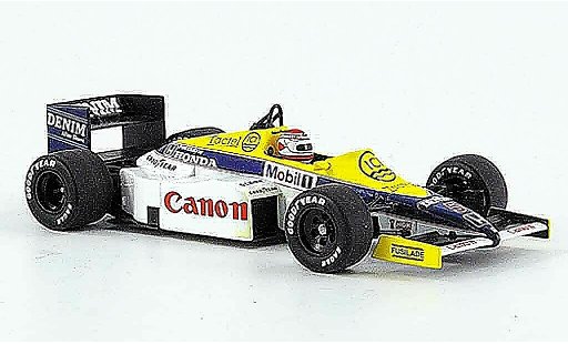 Honda F1 Base 1/43 Minichamps Williams FW 10 No.5 Canon Test Paul Ricard Dez. 1985 modelauto