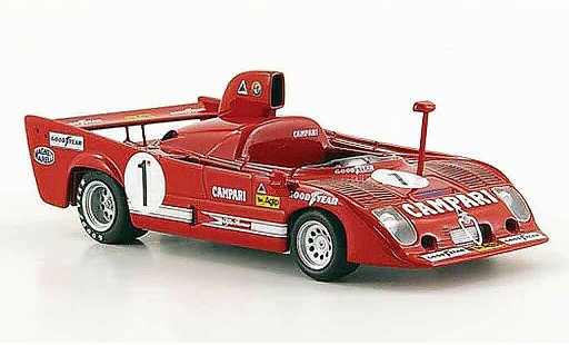 Alfa Romeo 33.3 tt12 1/43 Minichamps 1975 tt 12 no.1 team wkrt winnaar coppa florio modelauto